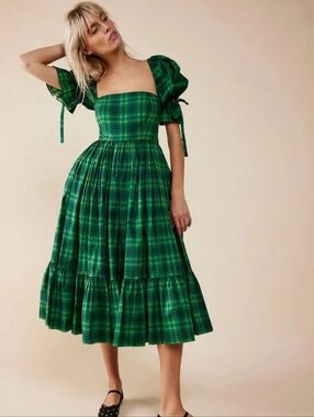 Selkie Beth Plaid Market Dress